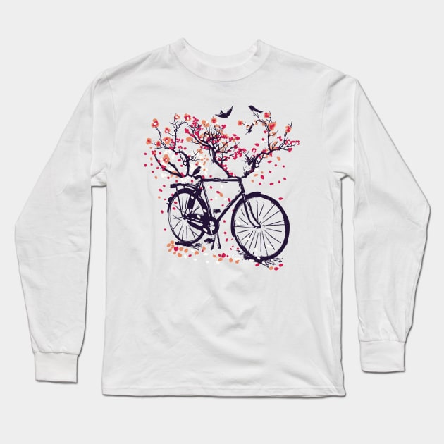 life cycle Long Sleeve T-Shirt by micronisus